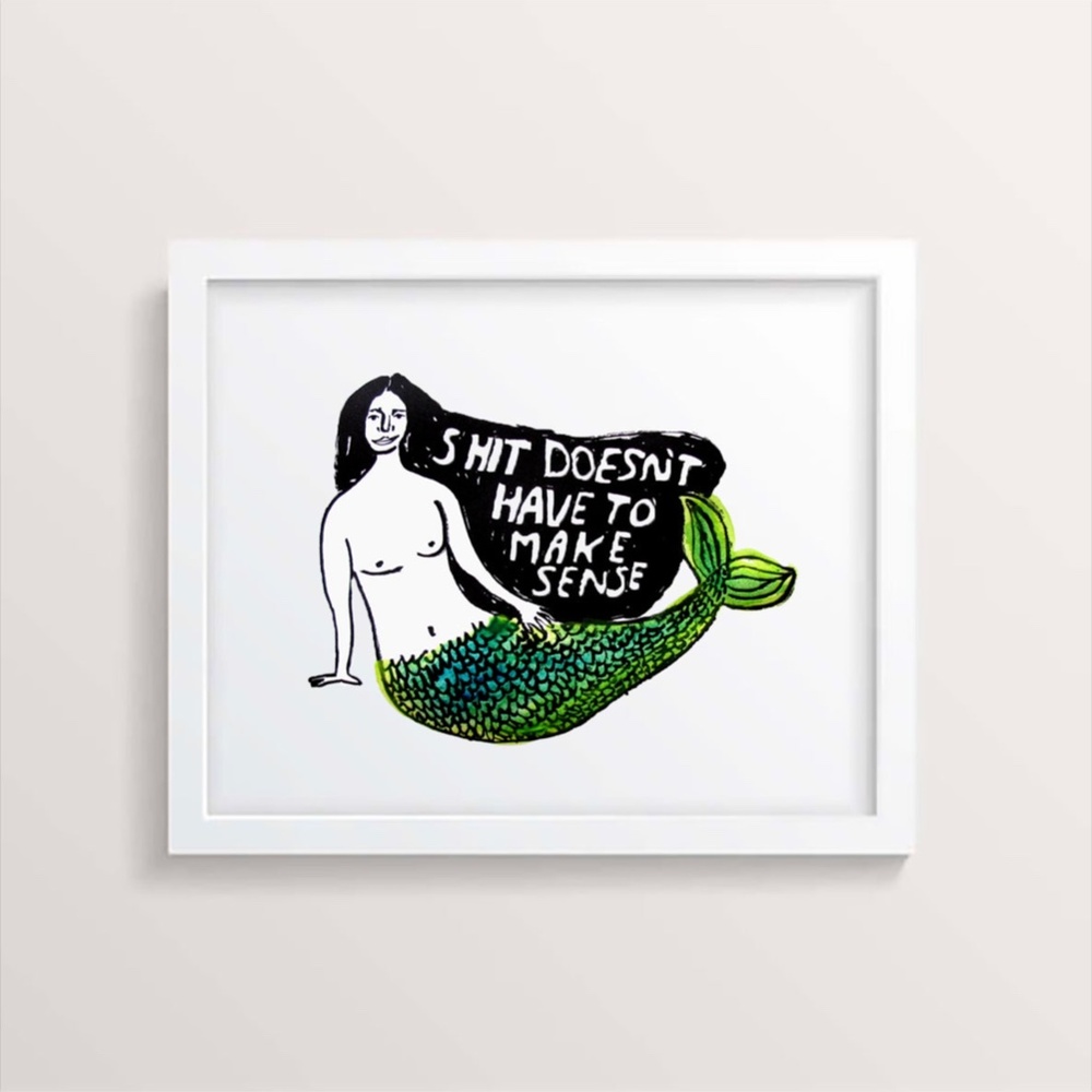 Comic Mermaid Print “People I’ve Loved”
